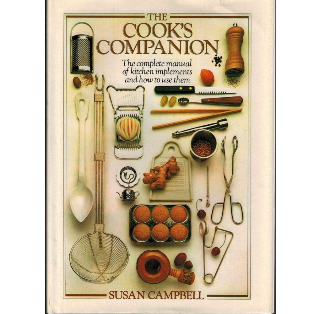 1985 The Cook's Companion By Susan Campbell Book - Hardcover